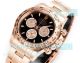 ARF 11 Clone Rose Gold Rolex Cosmo Daytona Black Dial 4131 Chronograph Watch (6)_th.jpg